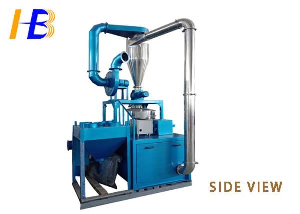 Polyethylene Terephthalate PET Bottle Crushing Machine 10 - 80 Mesh Powder Size