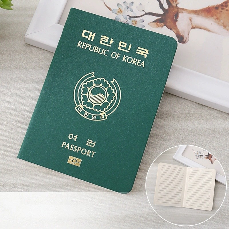 Passport Style Mini Pocket Notebook And Custom Travel Journal For Novelty Gifting