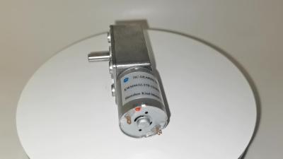 24V DC Worm Gear Motor Rs370 Low Noise Carbon Brushed For Home Appliance