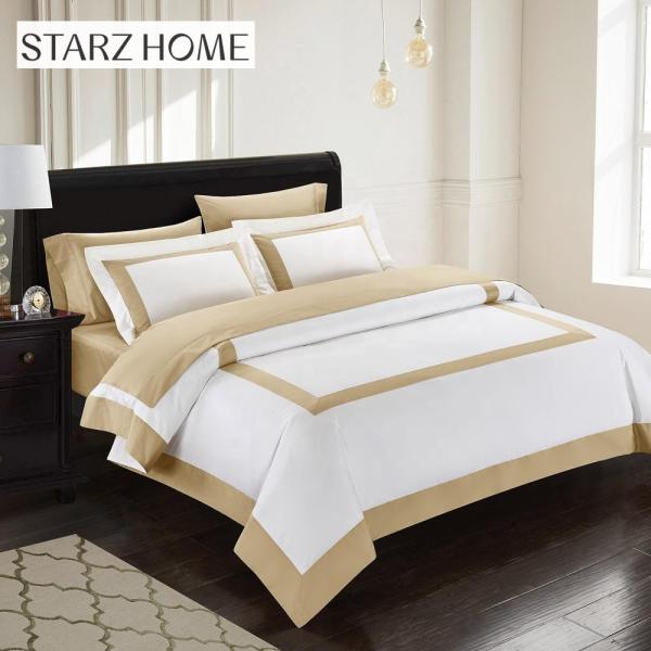 Star Hotel Plain White Luxury Comforter Quilt Cover Постельное белье из хлопчатника