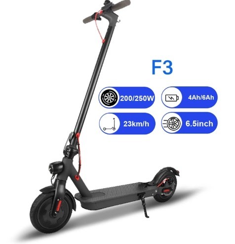 10 inch Tyre Electric Self Balancing Scooter with Rechargeable Battery and LED Lights