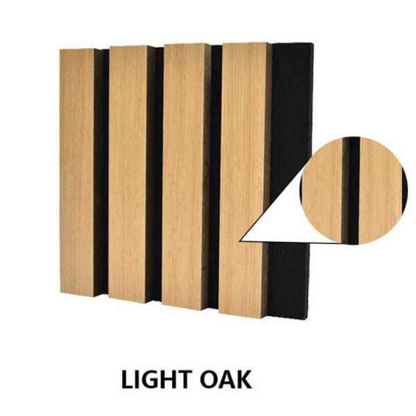 Melamina Poliéster Slate Veneer de madeira Slates para isolamento acústico Slates de madeira parede