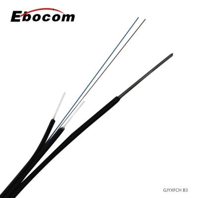 Cabo de queda aérea GJYXFCH FTTH 1 Core G657A1 Óptico G657A1 A1 construção de fio de Internet de modo único