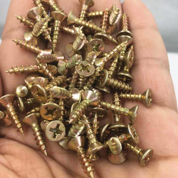 NXF ASTM UN 235JR/A105JRB/DINST37-2/JISSS400/ASTMA283C 25mm Galvanized Countersunk Self-tapping Screws