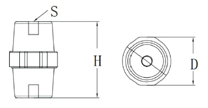 Low Voltage Busbar Insulator SM35 High Strength Insulation Steel Insert Brass Insert Electrical Isolator
