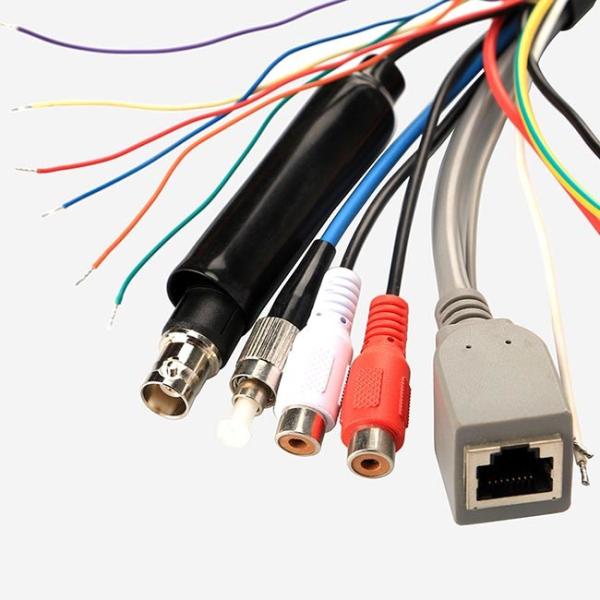 Водоустойчивая камера слежения PVC UL привязывает силовой кабель Cctv DC RJ45