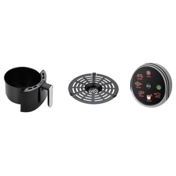 Варя приборы покрывают плоское 1350W 6L Airfryer с экраном касания