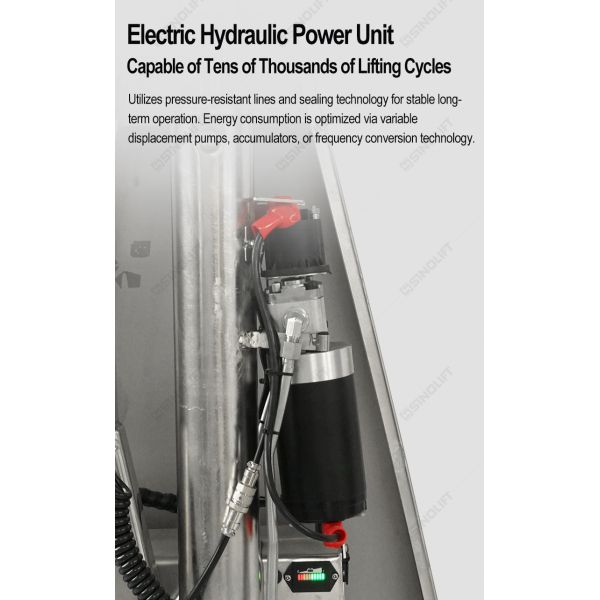 SINOLIFT EHLT15S-I Stainless Steel High Lift Hydraulic Pallet Truck | 304 Stainless Steel | 800mm Max Lift | Electric & Manual Mode | For Food, Chemical, Medical Industries