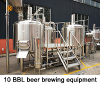 1000 L SS Micro Beer Brewing Equipment High Efficiency CE Certification