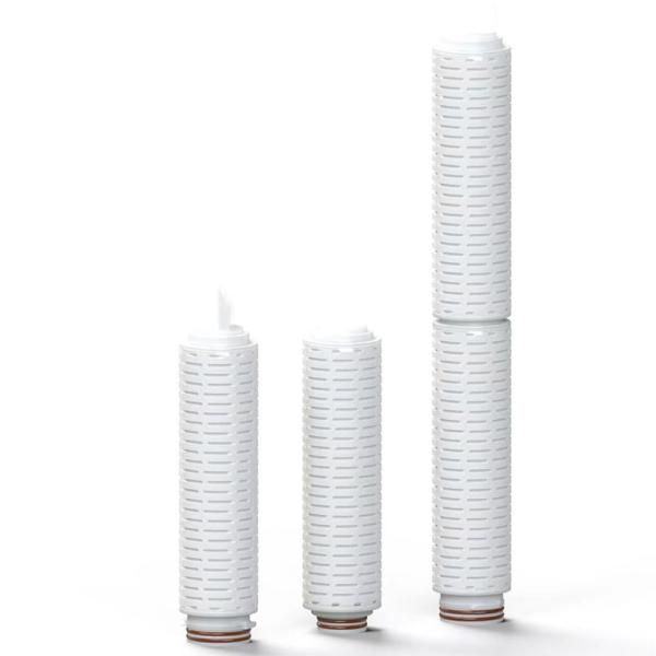 10 polegadas 20 polegadas 40 polegadas FRP membrana Shell cartucho de filtro plissado para máquina de filtragem de vidro