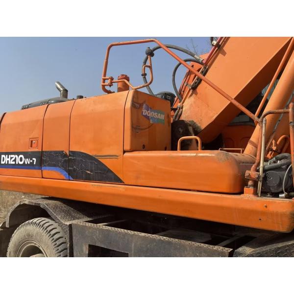 Оригинальное используемое колесное экскаватор Doosan DH210-7