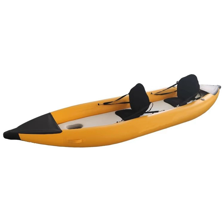 Factory-Customized 360 cm Environmental Protection PVC Inflatable Kayak Brushed Hull Two-Person Canoe/Kayak for Fishing Water