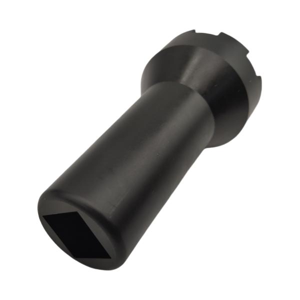 Servicios de mecanizado CNC de aluminio de precisión con negro anodizado de alto brillo