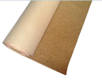 Hot sale Nature Cork Fabric/Leather for bag and shoes making with PU backing