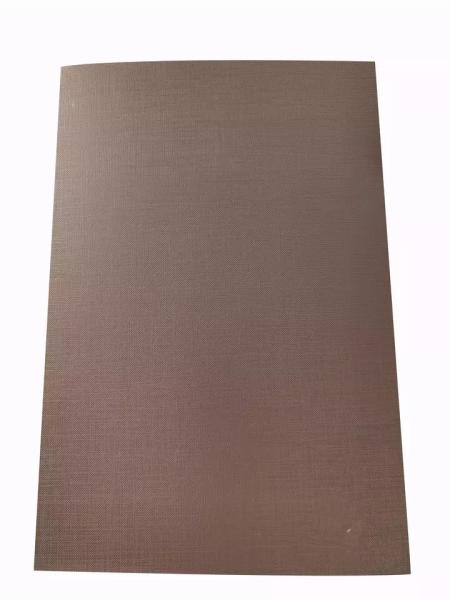 Etched Pattern Antique Stainless Steel Plate Fireproof Bronze Color