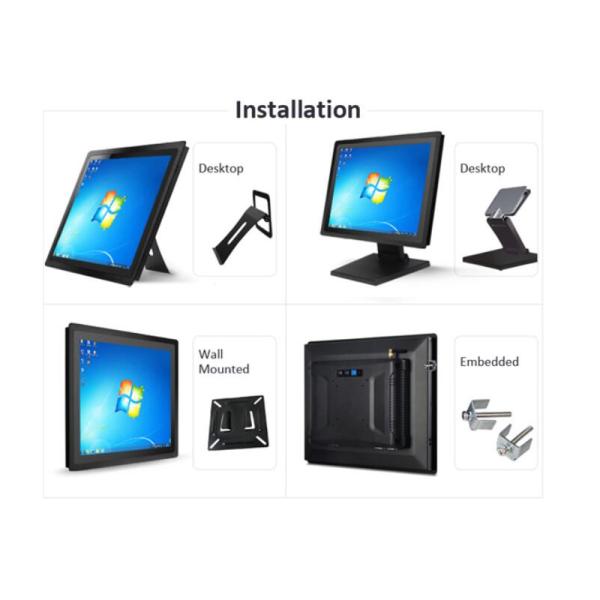 Quad Core J1900 All In One Industrial PC Capacitive Touch Screen 19.1 Inch Embedded
