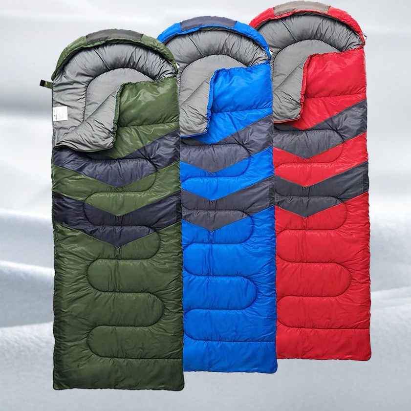 Factory Wholesale Customization 1.8kg sleeping bag winter -20 degree Cotton Canvas Sleeping Bag with Extra Layer all Season