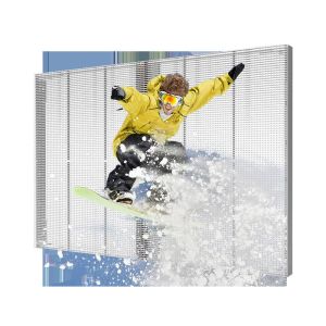 Внешний Внутренний P3.91-P7.8 Светодиодный стеклянный шкаф 500x1000 мм Прозрачные пленки