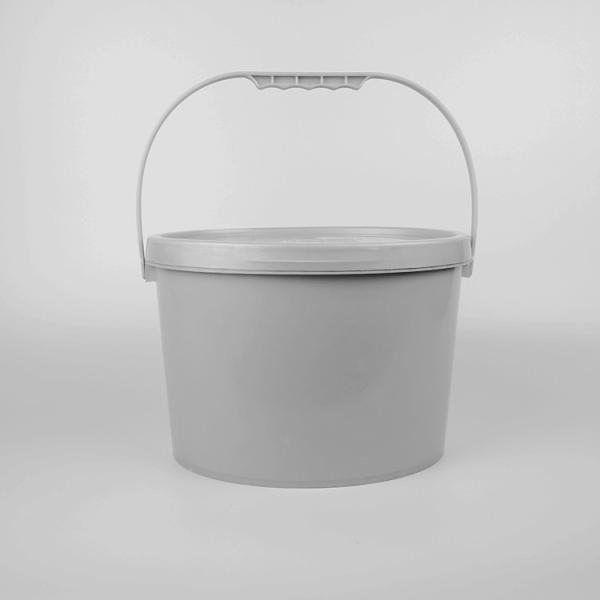 cubeta plástica dada forma especial da pintura 5kg com tampa e punho
