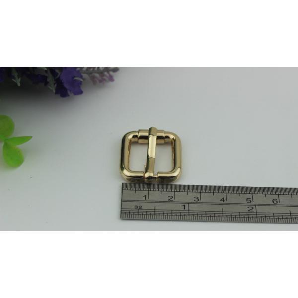 Reversible Belt Nickel Color Metal Pin Buckle Zinc Alloy 16 MM Roller Buckle For Handbag