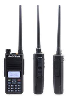 Portable DTMF Encoded VHF UHF Dual Band Two Way Radio