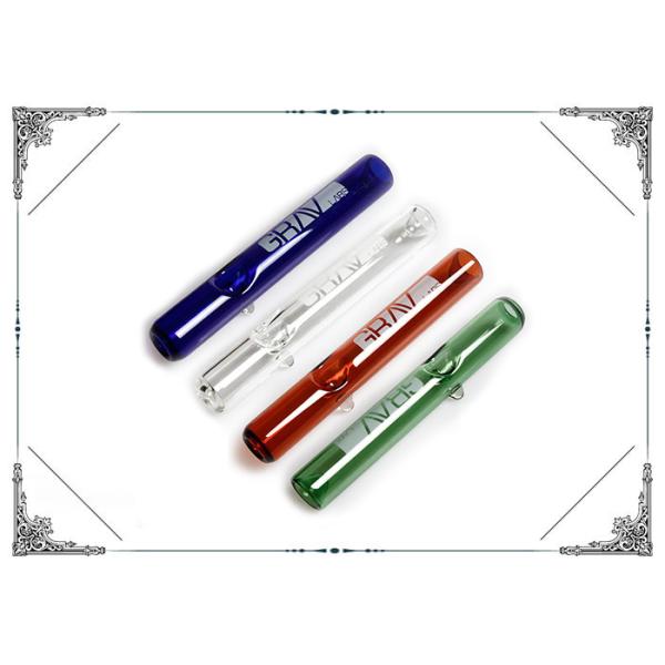 7 Inches Steamrollers Smoking Glass Tube , Pocket Smoking Hand Pipes