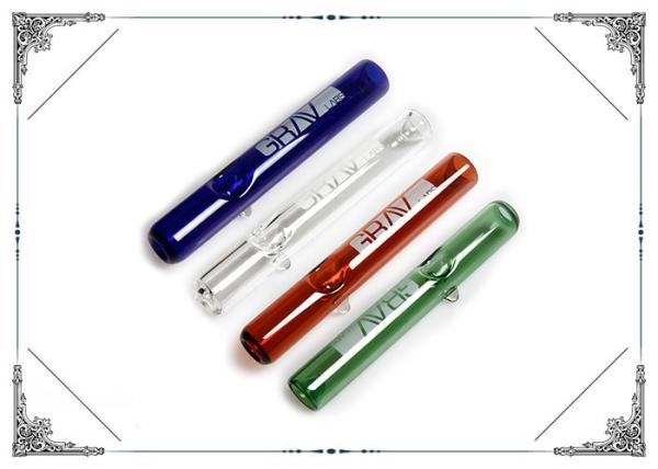 7 Inches Steamrollers Smoking Glass Tube , Pocket  Smoking Hand Pipes