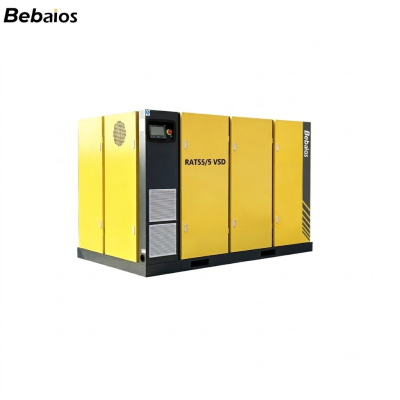 Industrial 2 Stage Rotary Screw Compressor Oil Injected PM VSD Screw Air Compressor