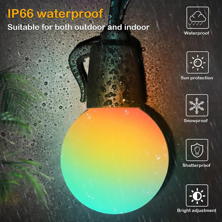 Multicolor симфонизм праздника RGB освещает раковину IP65 ПК для на открытом воздухе партии