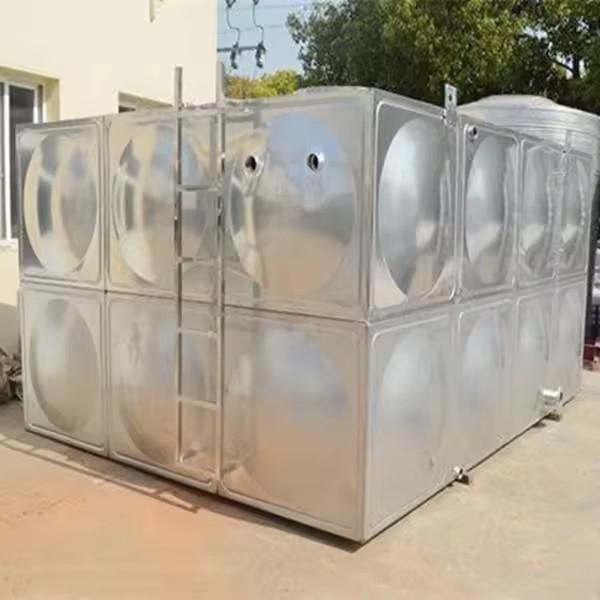 Sectional 304/316 Stainless Steel Reservoir Tank / Metal Water Storage Tank