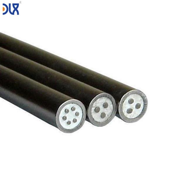Orange High Temp Miac Cable Insulated Electric Wire With Aluminum Tape Protection