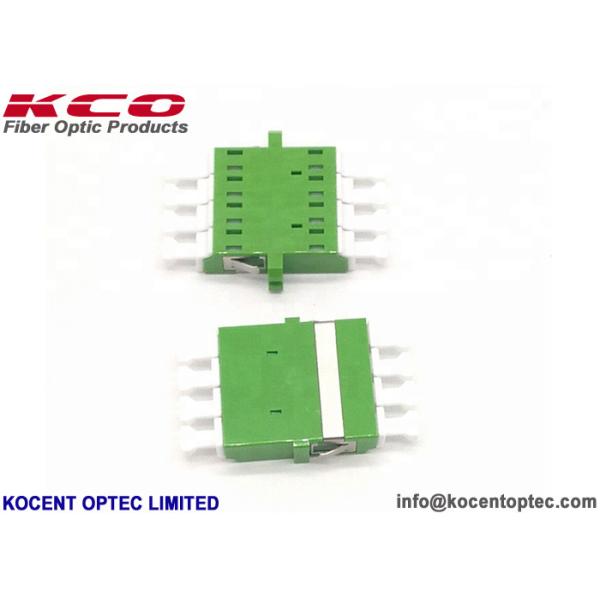 LC APC Quad Fiber Optic Adapter / LC Optical Fiber Coupler