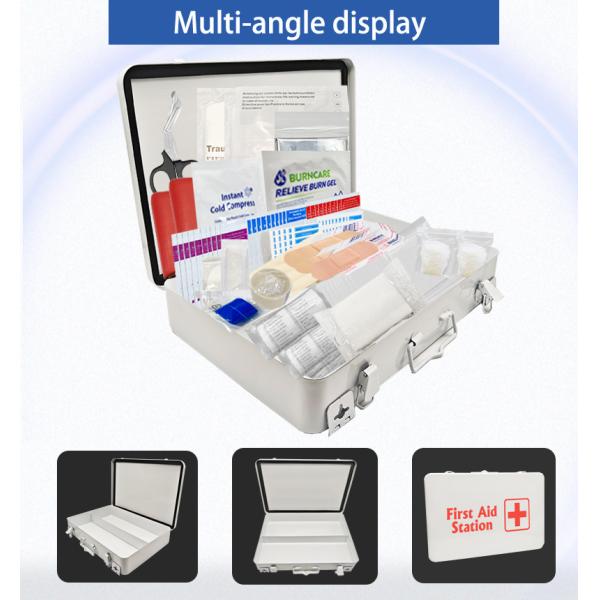 American Market OSHA / ANSI Approved First Aid Box Wall Mounted Metal First Aid Kit