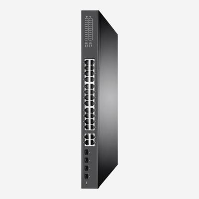 8K interruptor esperto do ponto de entrada dos portos do MAC 24 com 4 portos combinados 4 portos da fibra de SFP