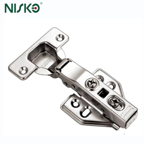 Stainless Steel Clip-On Soft Closing Hinge 105 Degrees Two-Way Cabinet Door Hardware