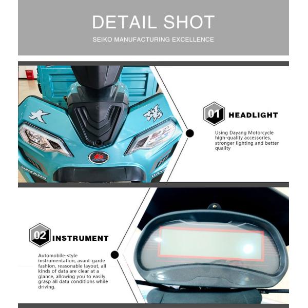 Transporte de carga Triciclo de 200 cc com motor e chassi 50*100 na Costa do Marfim