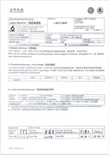 HLS Coatings (Shanghai)Co.Ltd Сертификации