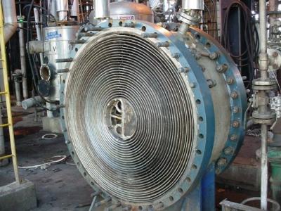 Permutador de calor espiral do tubo da folha do níquel do titânio