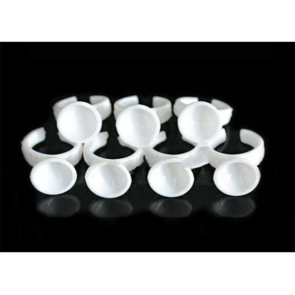 Semi Permanent Glue Ring Holder , Pigment Cup Ring For Eyebrow Eyeline Lip Makeup