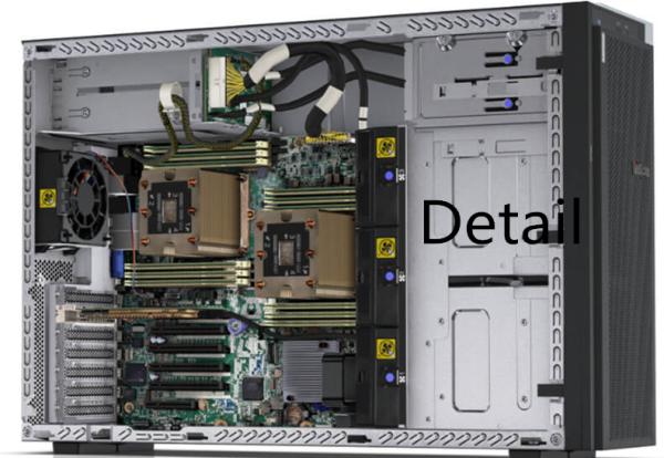 cremalheira de Intel Xeon 6128 do servidor de 3.4GHz ThinkSystem SR530