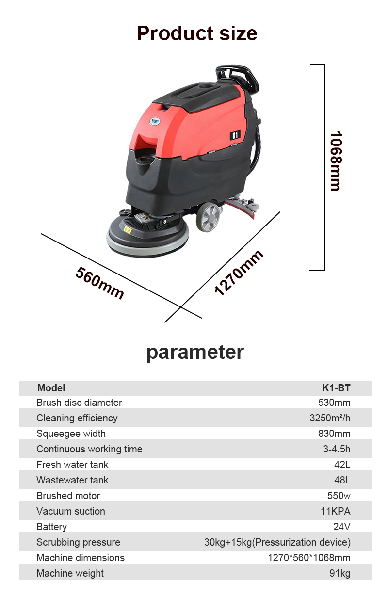 Industrial Cleaning Machine Suitable for Factory Workshop and the Construction Industry