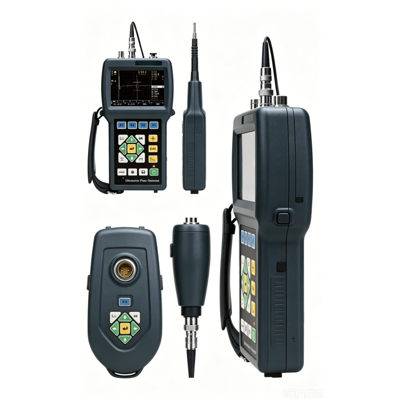 FD-1002 Ultrasonic Flaw Detector 4.3 Inch WVGA TFT Display IP54 Lightweight NDT Testing Equipment