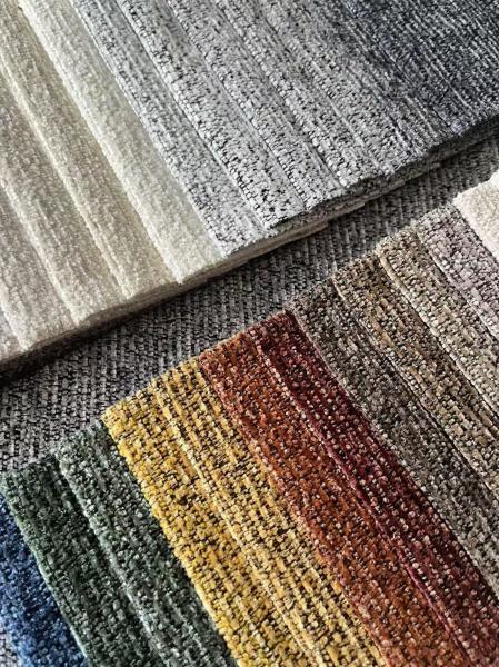 Home Heavyweight Chenille Upholstery Fabric Waterproof For Sofa
