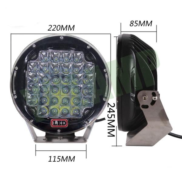 6000K 9 Inch 320 Watt LED Driving Lights For SUV ATV UTV IP68 Waterproof