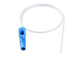 Cateter de sucção descartável médico homologado pelo CE com conector tipo T, tubo de sucção com código de cor