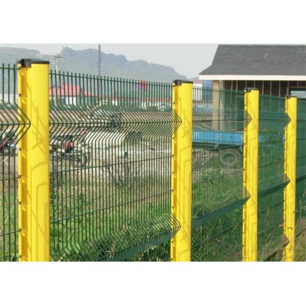 Pvc 4mm зеленый покрыл сваренную загородку ячеистой сети для парка/сада/безопасности спорт земной