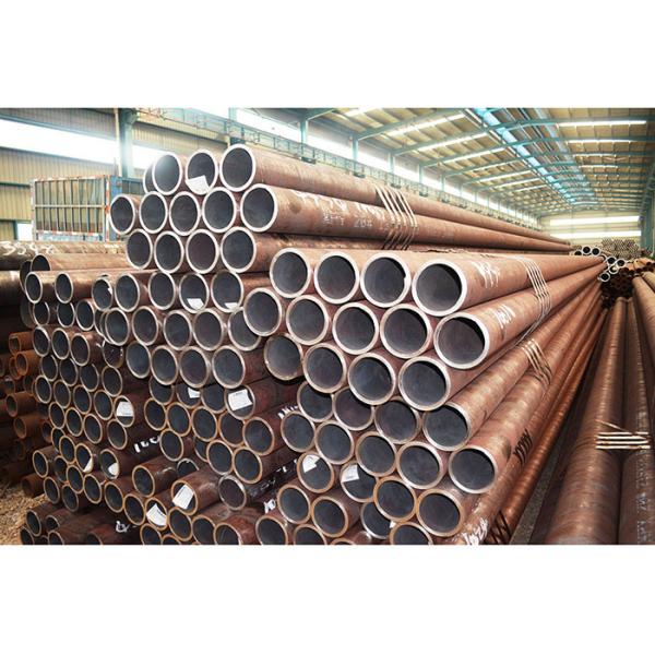 Black Bright Seamless Carbon Steel Tube / Hot Rolled Round Steel Tubing