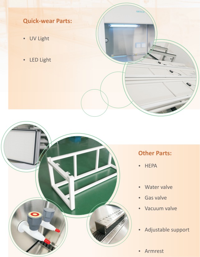 Class 2 / Class 1 Biological Safety Cabinet Corrosion Proof Laboratory Biosafety Cabinet