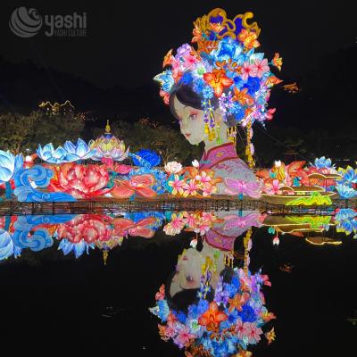 Flower Fairy Chinese Traditional Lantern for Festival Exhibition