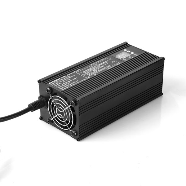 CC CV Mode Adjustable Voltage and Current 48V 8A Battery Charger with Digital Screen for LiFePo4 Batteries